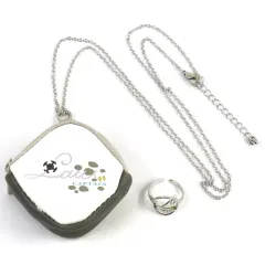 【中古】アクセサリー(非金属) トラファルガー・ロー プレシャスコレクション ネックレス＆リングセット 「ワンピース・プレミア・サマー 2023」 ユニバーサル・スタジオ・ジャパン限定