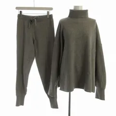 フリークスストア FREAKS STORE セットアップ ニット セーター イージーパンツ タートルネック 長袖 S グレー F23-TKK-18 /RO ▲H