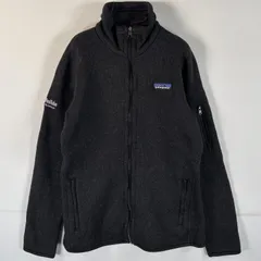 古着 パタゴニア patagonia フルジップフリースジャケット ベターセーター ワンポイント YouTube 刺繍 XS  ブラック レディース