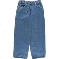 古着 90年代 リーバイス Levi's SILVER TAB シルバータブ BAGGY MEGA WIDE LEG テーパードデニムパンツ USA製 メンズw34相当/evb010616