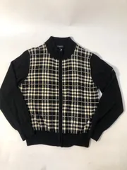 【レアデザイン★人気ノバチェック★未使用に近い】バーバリー黒ジャケット★ブラック レアデザイン☆人気ノバチェック☆未使用に近い】バーバリー黒