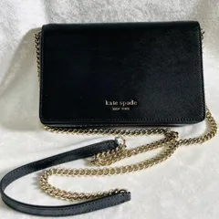katespade ショルダーバッグ 2way クラッチバッグ 牛革 チェーン ポシェット