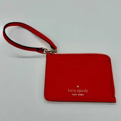 【美品】ケイトスペード kate spade フラグメントケース カードケース パスケース 小銭入れ オレンジ系 小物