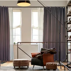 1級遮光 カーテン 4枚セット 遮光カーテン  2枚 + レースカーテン 2枚 7サイズ 丈 135㎝ 150㎝ 178㎝ 190㎝ 200㎝ 210㎝ 220㎝ クリア ブラウン