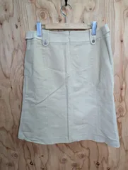 美品 BURBERRY LONDON 裏地ノバチェック スカート 46サイズ ベージュ イタリア製生地使用  バーバリーロンドンドン