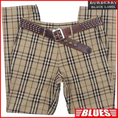 廃盤 BURBERRY BLACK LABE バーバリーブラックレーベル パンツ ノバチェック 79 メンズ バーバリー_ウエスト73cmから77cm一覧←SEULB屋着古← HH9961