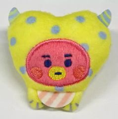 [중고] 배지·핀즈 TATA(부이) 오리지널 봉제인형 배지(베이비몬스터) [BT21] 패밀리마트 한정