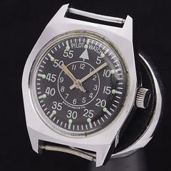 新品 イギリス軍タイプ ミリタリーウォッチ バンブーブレス仕様 