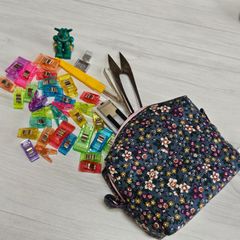 ハンドメイド ポーチ ボックスポーチ No.215