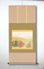真作/橋本静水/師・橋本雅邦/早春図/花鳥図/掛軸☆宝船☆AG-770 真作/橋本静水/師・橋本雅邦/早春図/花鳥図/掛軸☆宝船☆AG-