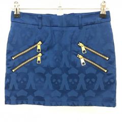 美品】MARK&LONA スカル カモフラ×ヒョウ柄 ゴルフスカート サンプル