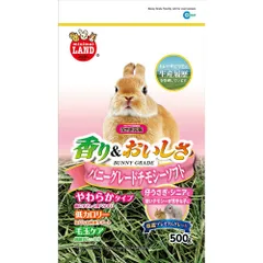マルカン うさぎ元気 バニーグレードチモシーソフト 500g ウサギ用フード （1点）