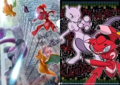 【中古】クリアファイル ミュウツーVS赤いゲノセクト A4クリアファイル 「ポケットモンスター」 ポケモンセンター限定