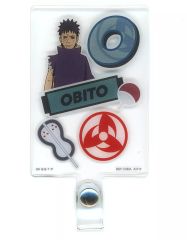 [중고] 열쇠 고리 우치하 오비토 스트랩 홀더 매력 [이치 반 쿠지 NARUTO-나루토- 질풍 전심을 담는 붉은 눈동자] F상