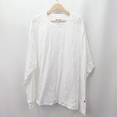 ◇ ⊇ Champion チャンピオン 無地 シンプル系 長袖 クルーネックＴシャツ サイズＸＬ ホワイト系 レディース E  【1507250011637】