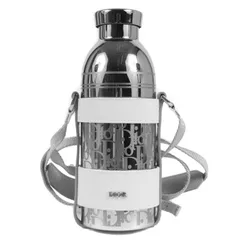 美品 Dior HOMME ディオールオム ショルダー ストラップ付き オブリーク ステンレス ボトル 2ESKH290YTD 水筒 AQUA ウォーター タンブラー シルバー ブランドのサムネイル