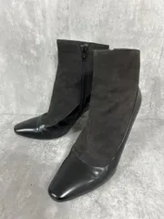PELLICO ペリーコ スエード調 ピンヒール ショート ブーツ size37/23.5/黒 ■■◎レディース