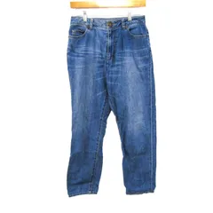 ブルーレーベルクレストブリッジ デニムパンツ ボトムス ストレッチ ジーンス レディース 38サイズ ブルー BLUE LABEL CRESTBRIDGE 【中古】