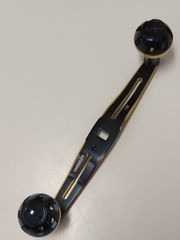 ダイワ　ＳＬＰ　ＷＯＲＫＳ　１３０ｍｍ　クランクハンドル　＋　カラーアルミラウンドノブＳ　セット　ベイト　両軸　ジギング　タイラバ　ソルティガ　キャタリナ　スパルタン　バサラ　鏡牙　（０８）