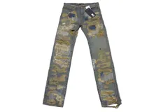 UNDER COVER デニム 05aw 38 ハート 初期 アーツ期 最高傑作 UNDERCOVER アンダーカバー 85デニム 05AW ARTS&CRAFTS