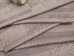 平和屋着物▼羽織・コート　反物　羽尺　吉祥花文　逸品　未使用　DAAR3766zzz
