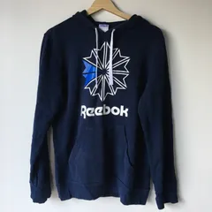 Reebok プルオーバーパーカー メンズ M ネイビー 2591202509240009