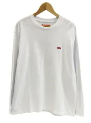シュプリーム SUPREME Small Box L/S Tee スモールボックス ボックスロゴ 長袖カットソー ロンT ホワイト Mサイズ 101MT-4145