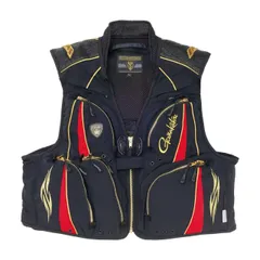 中古！ガマカツ　フィッシングベスト LL レッド 中古！ガマカツ フィッシングベスト LL レッド がまかつのフリマ