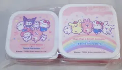 サンリオ カナヘイの小動物×サンリオキャラクターズ当りくじ 13 保存容器セット ピンク