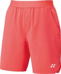 【新品・5営業日で発送】YONEX ヨネックス ユニハーフパンツ (15194) 色 : コーラルレッド サイズ : M 