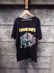 ラモーンズ バンドTシャツ ブラック サイケデリックイーグル パンク 