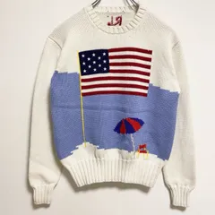 定番人気♡ラルフローレン 編みニット　国旗刺繍　かわいい　S相当　人気カラー 定番人気♡ラルフローレン 編みニット国旗刺繍かわいいS相当人気