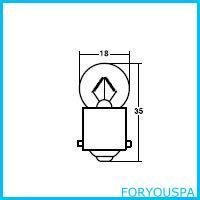 【人気商品】STANLEY（スタンレー）フォークリフト用電球 48V10W 10個入 A4187