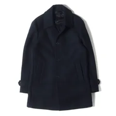 【美品】SHIPS シップス コート サイズ:XL / ダブルフェイス メルトンウール カーコート / ネイビー 紺 / アウター ジャケット ブルゾン 上着【メンズ】のサムネイル