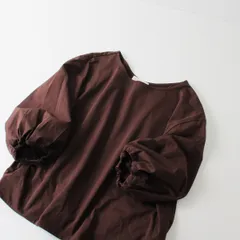 MACKINTOSH LONDON マッキントッシュロンドン コットン バルーンスリーブ プルオーバー 36/ブラウン トップス【2400013313360】のサムネイル