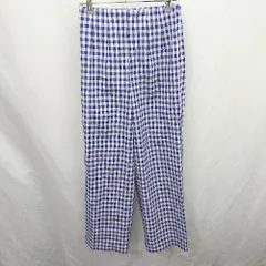 ◇ Θ URBAN RESEARCH アーバンリサーチ チェック柄 カジュアルストレッチパンツ サイズS ブルー系 レディース E  【1507160030216】