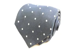 ビームスハート ブランド ネクタイ シルク ドット柄 PO メンズ ネイビー BEAMS HEART 【中古】