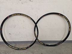 ■ SUNRINGLE BLACK FLAG PRO 26インチ 18c 24H リム2個セット Black MTB T-296