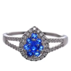 指輪 レディース リング アウイナイト プラチナ ダイヤモンド Pt950 刻印入り 鑑別書付き 日本製【アクセサリーマート/メルカリShops店】