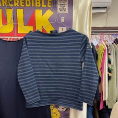 良品 SAINT JAMES セントジェームス ウエッソン XXS ボーダー Tシャツ バスクシャツ ボートネック カットソー グリーン 希少なスモールサイズ