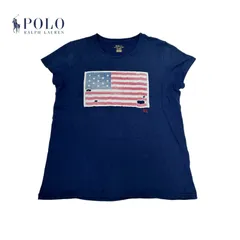 434◯ POLO RALPH  LAUREN tシャツ　カットソー　ネイビー 165