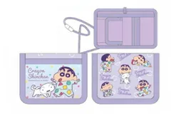アイ【送料無料】【クレヨンしんちゃん】ウォレット【パープル】【紫】【しんのすけ】【テレビ】【アニメ】【漫画】【映画】【財布】【サイフ】【ポーチ】【ケース】【折りたたみ】【子供】【キッズ】【雑貨】【グッズ】【かわいい】