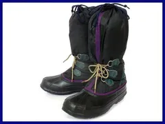 カナダ製/ビンテージ品★SORELソレル【WOS7/23.5-24.5/黒】ロング丈/スノーブーツ◆3@o61<sale>