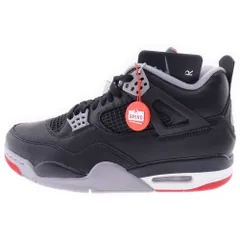 NIKE (ナイキ) Air Jordan 4 Retro Bred Reimagined エアジョーダン4 レトロ ブレッド リイマジンド ハイカットスニーカー ブラック/レッド FV5029-006 US9.5/27.5cm