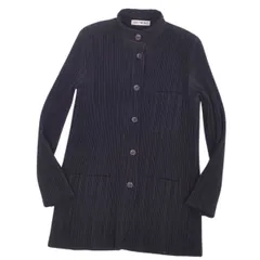美品 イッセイミヤケ ISSEY MIYAKE ジャケット スタンドカラー プリのサムネイル