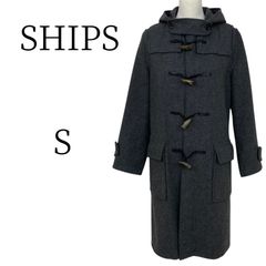 SHIPS ファー付きダッフルコート ホワイト 38 超美品 - メルカリ