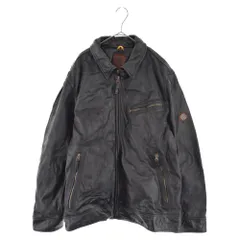 Timberland (ティンバーランド) カウレザージャケット ブルゾン 牛革 ブラック 38417のサムネイル