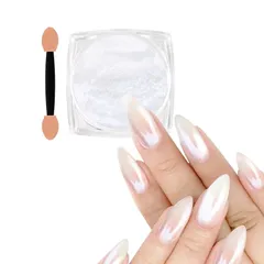 新品 Phyxiul オーロラネイルパウダー 固形 ネイルパウダー マニキュア ジェル DIY装飾ネイルパールネイルグリ ッターパウダー オーロラパウダー ネイルサロン ネイルパーツ 自宅DIY 細 スポンジチップ付き