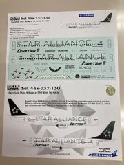 DRAWデカール #44-737-130 B737-866 エジプトエアー スターアライアンス SU-GCS 1/144 スケールデカール