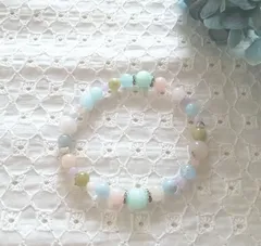 ミックスベリルのブレスレット　天然石　ブレスレット